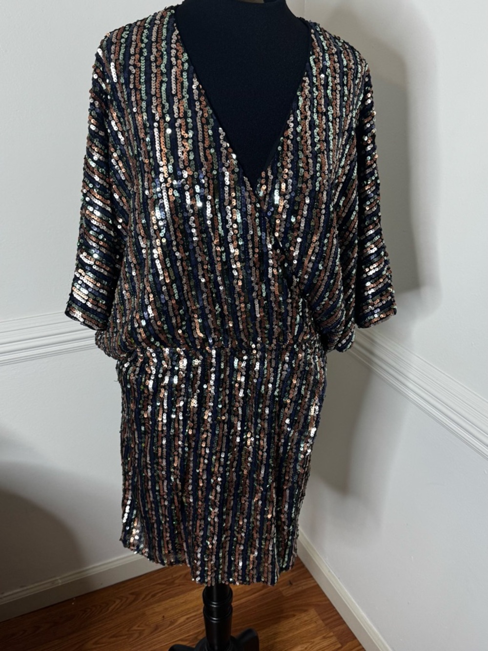 Karlie Multicolor Sequin Accent Mini